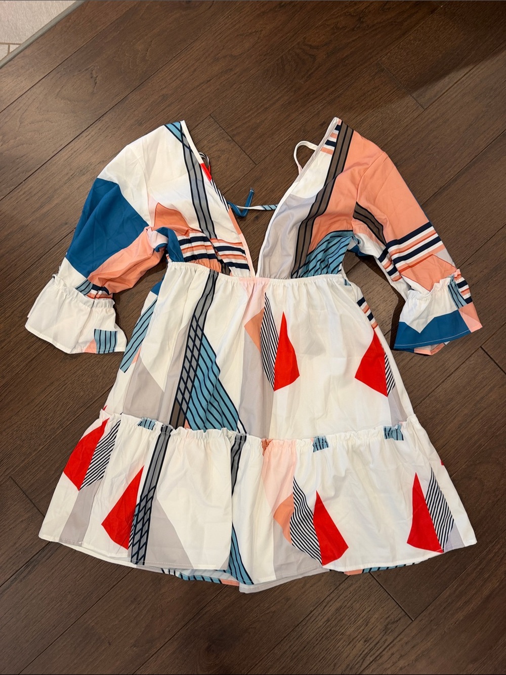 Image Geometric Mini Dress/Cover Up Size Small NWT - C67-128